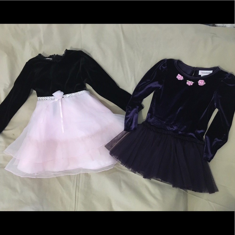 Youngland 3T soft velvet-like dress bundle.